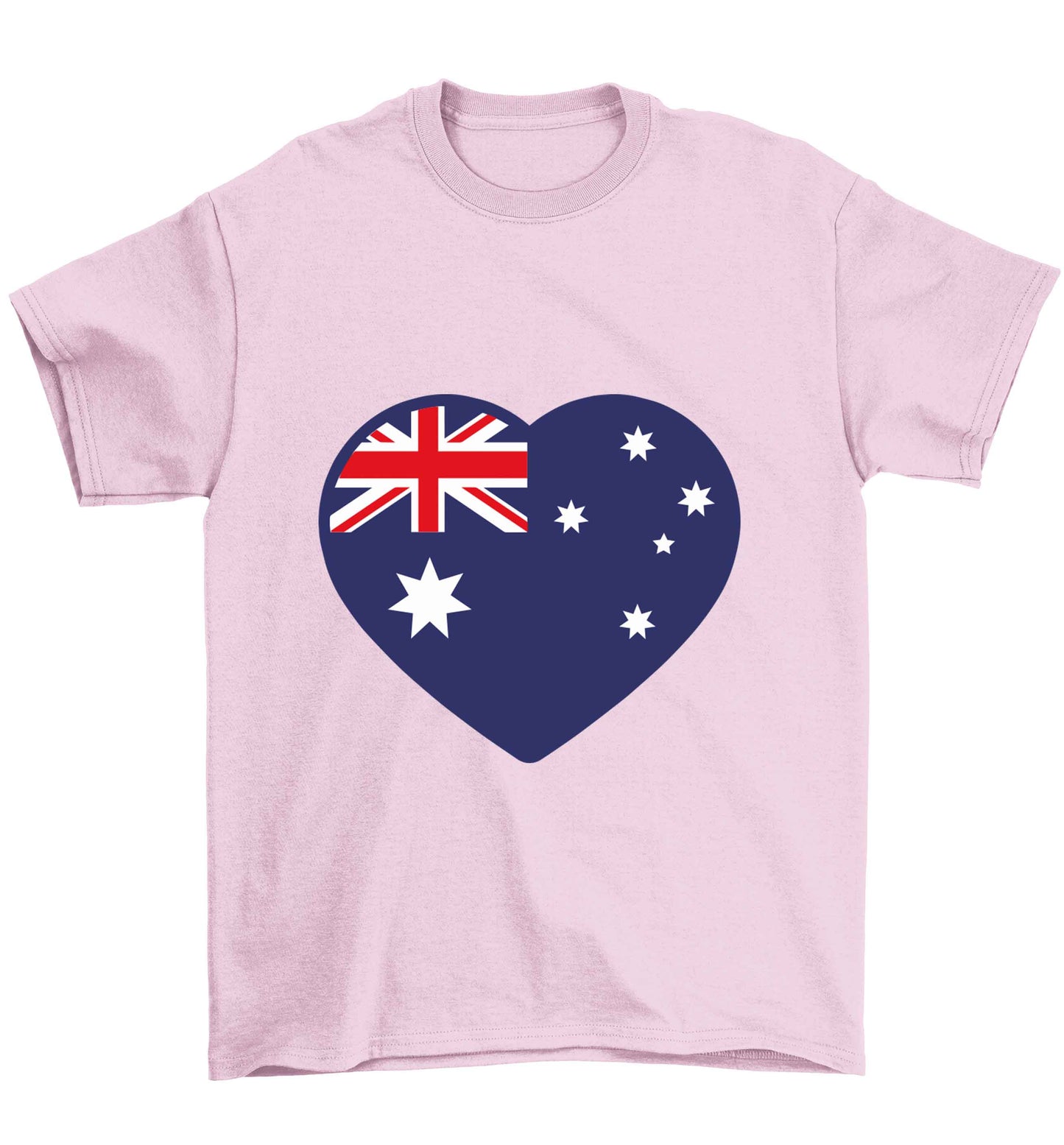 Australian Heart Children's light pink Tshirt 12-13 Years
