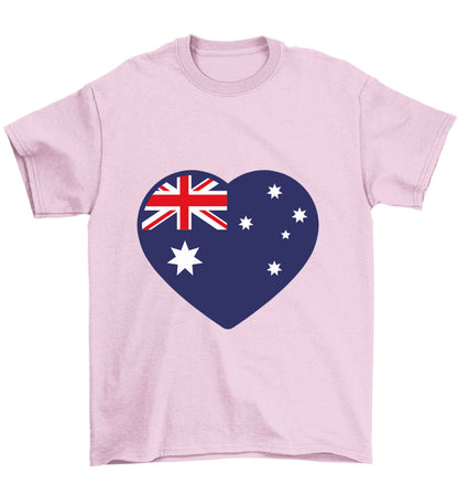 Australian Heart Children's light pink Tshirt 12-13 Years
