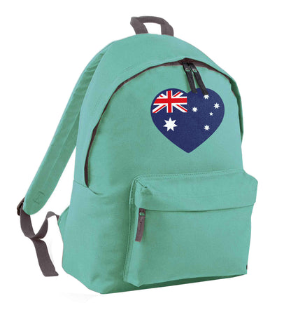 Australian Heart mint adults backpack