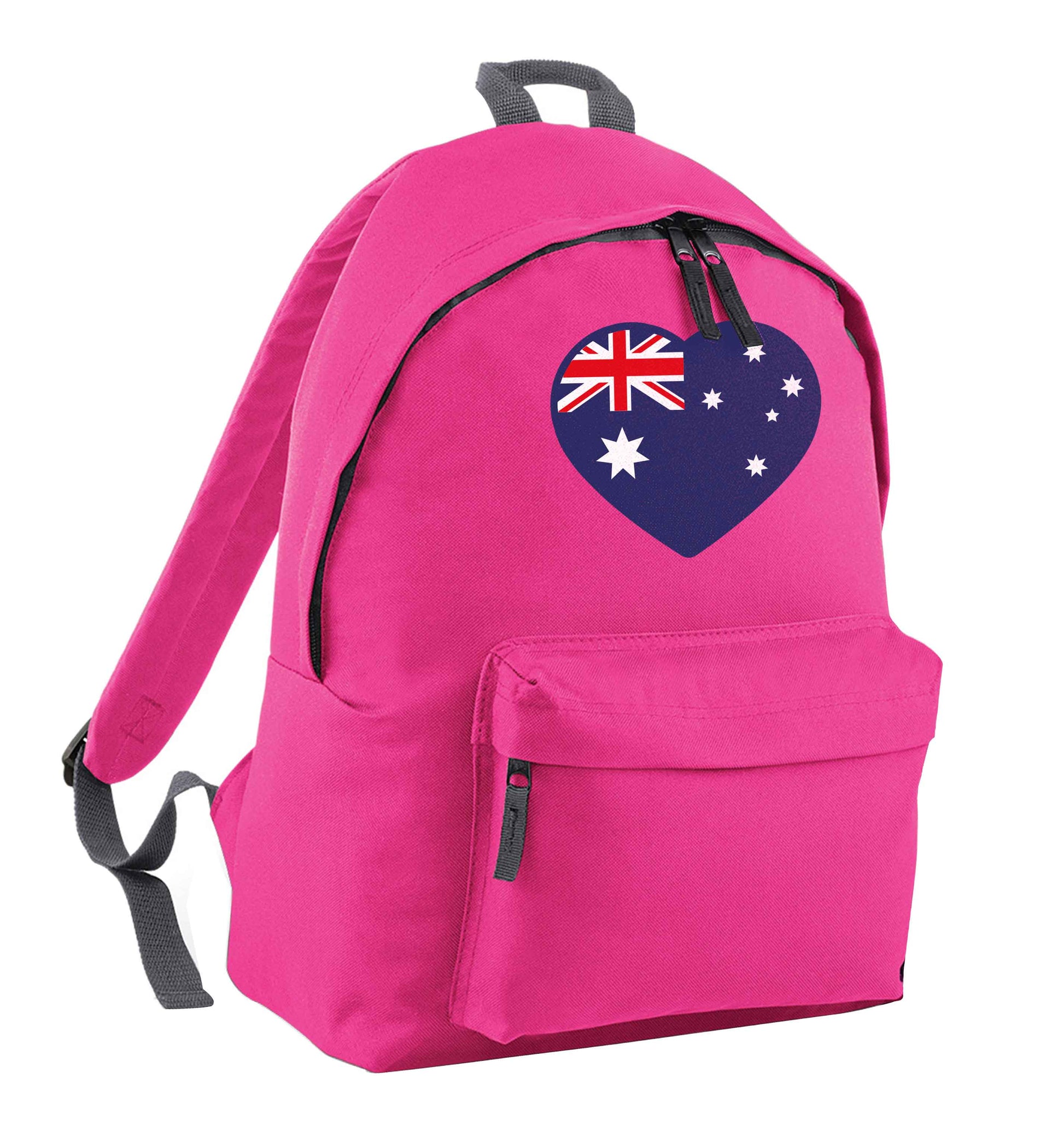 Australian Heart pink adults backpack
