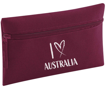 I Love Australia pencil case