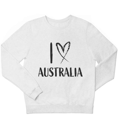 I Love Australia children's white sweater 12-13 Years