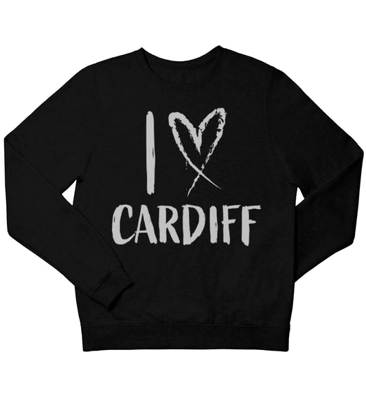 I love Cardiff children's black sweater 12-13 Years