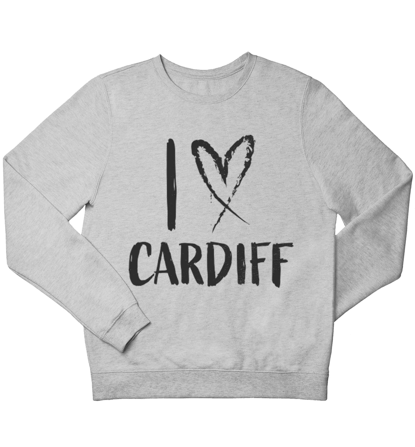 I love Cardiff children's grey sweater 12-13 Years