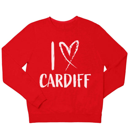 I love Cardiff children's grey sweater 12-13 Years