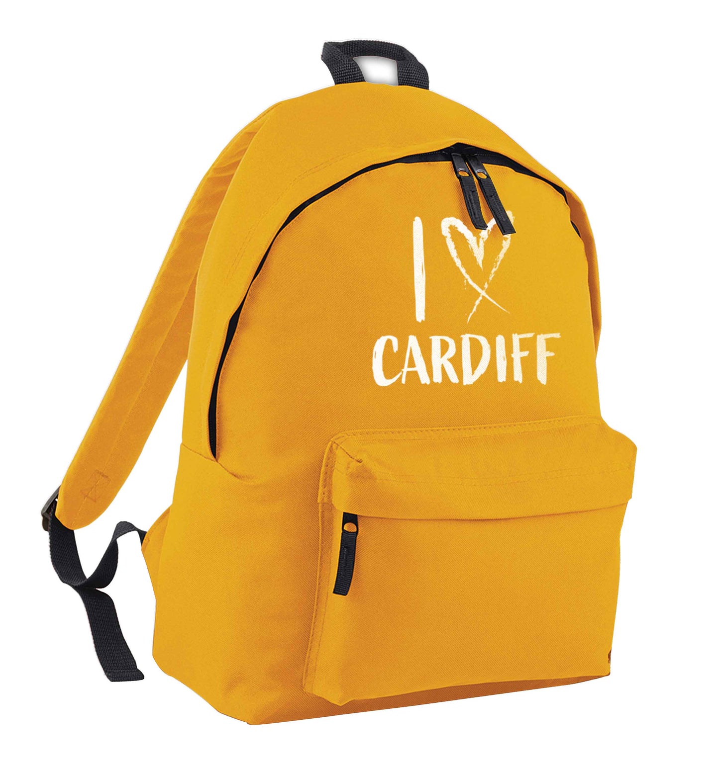 I love Cardiff mustard adults backpack