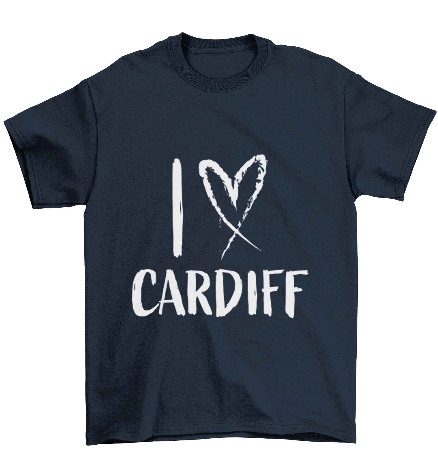 I love Cardiff Children's navy Tshirt 12-13 Years