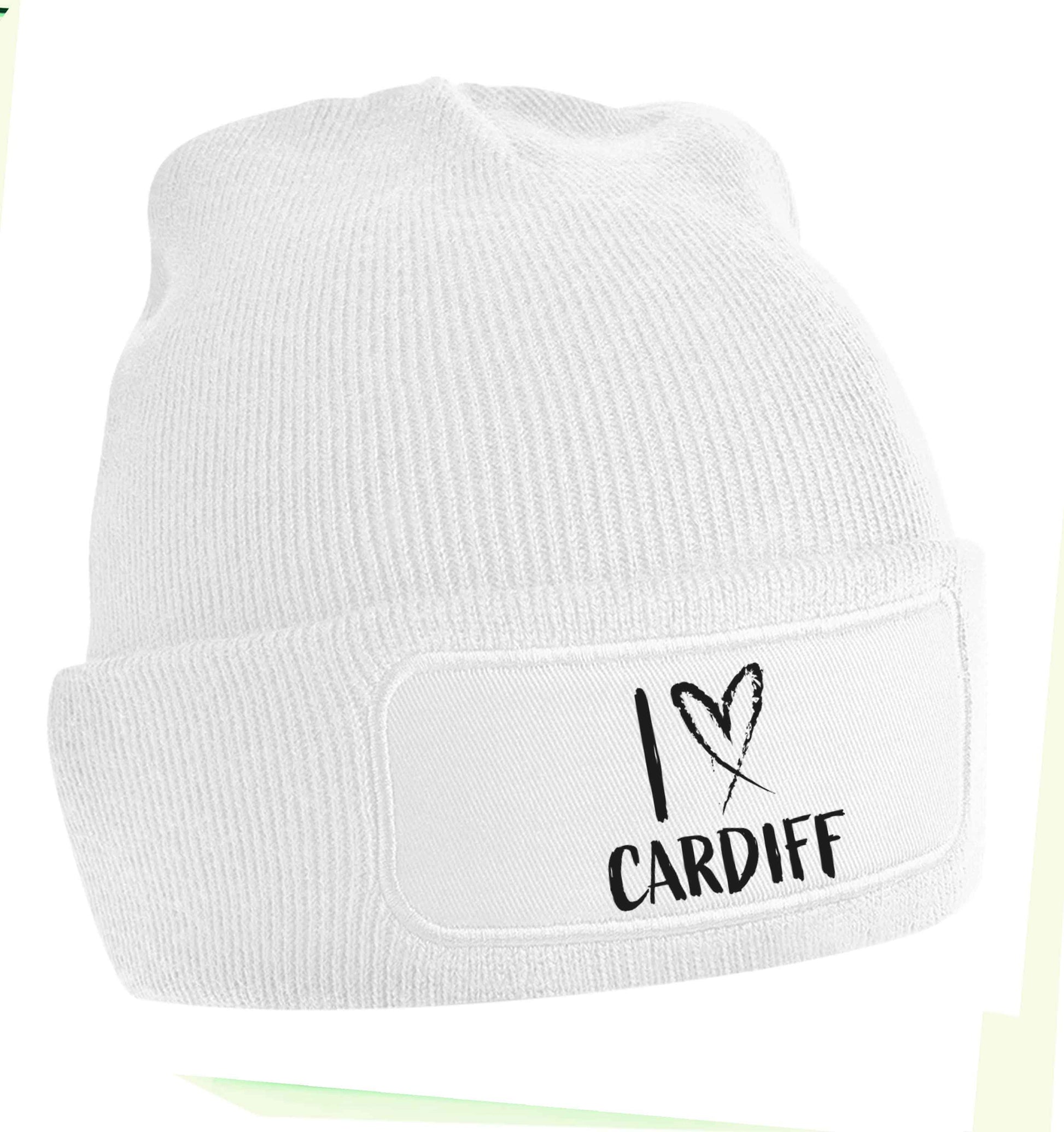 I love Cardiff beanie hat