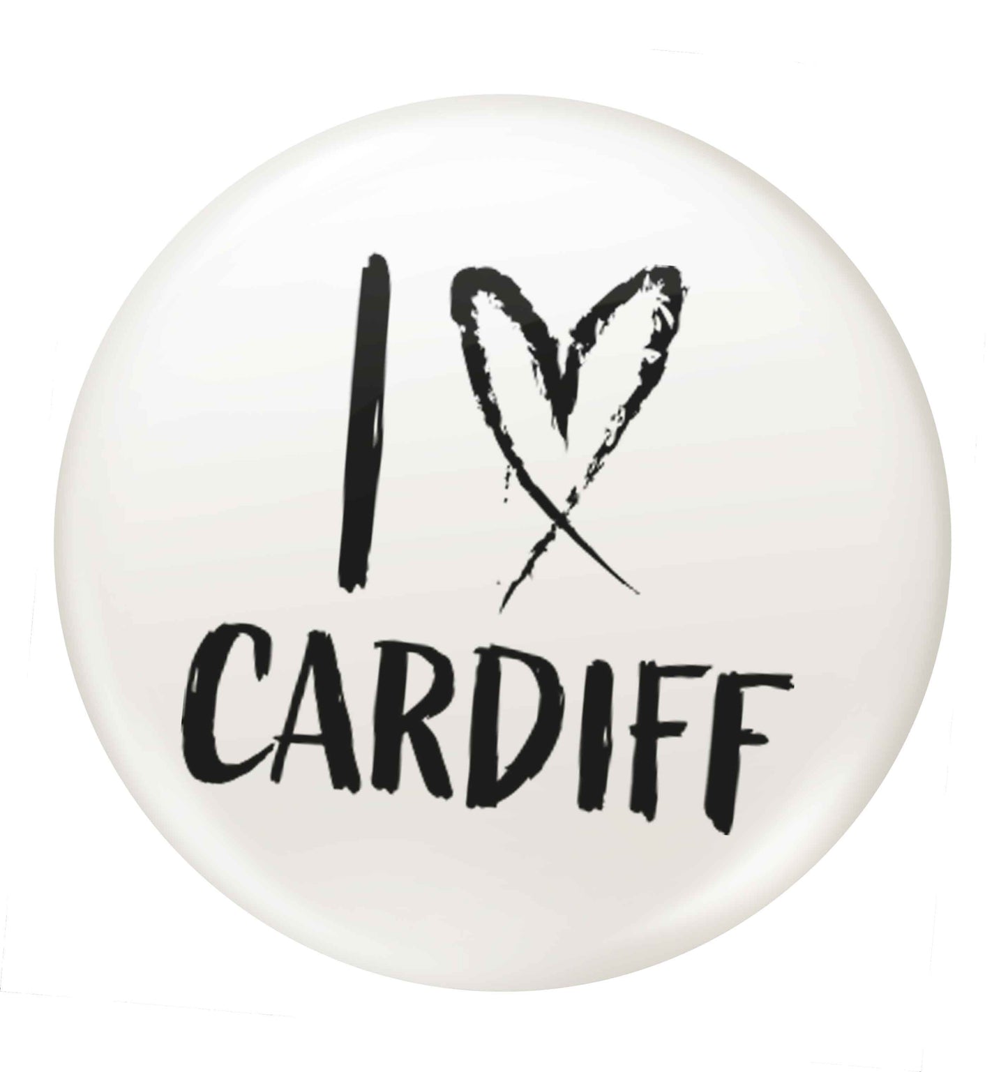 I love Cardiff small 25mm Pin badge