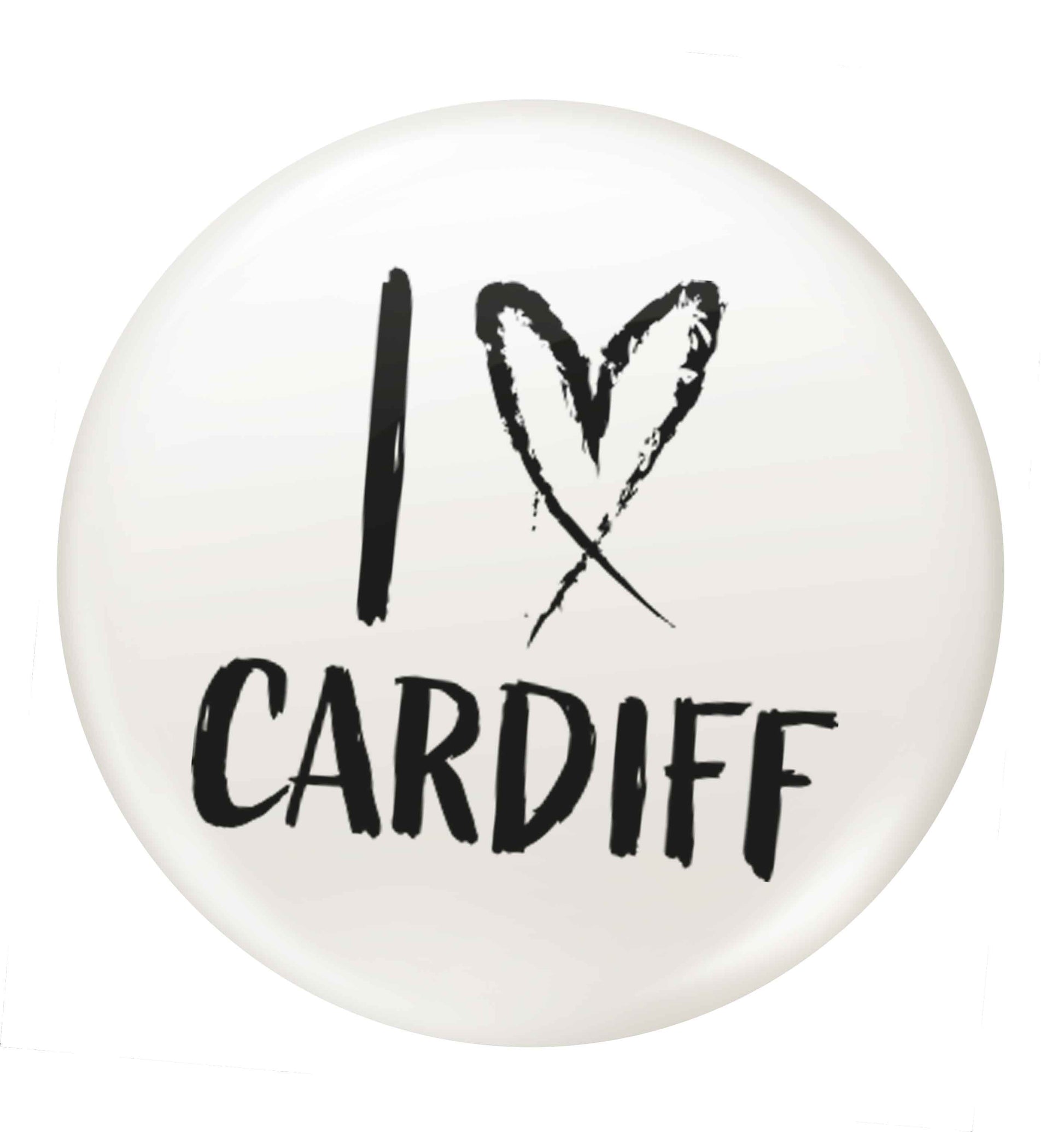 I love Cardiff small 25mm Pin badge