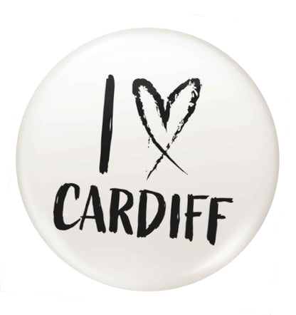 I love Cardiff small 25mm Pin badge