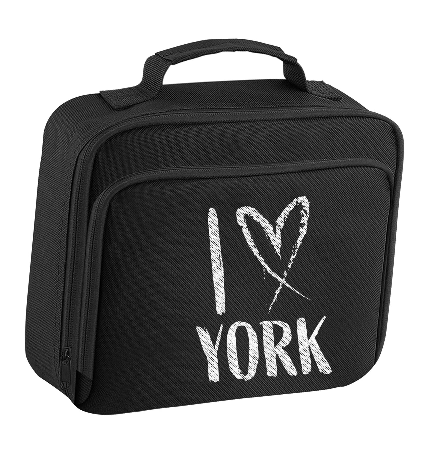 I love York insulated black lunch bag cooler
