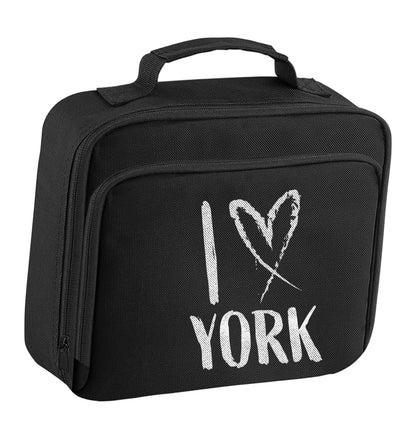 I love York insulated black lunch bag cooler