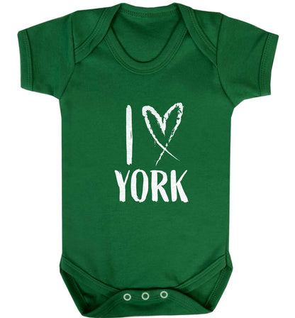 I love York baby vest green 18-24 months