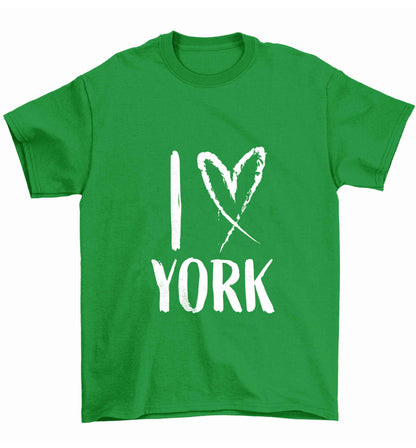 I love York Children's green Tshirt 12-13 Years