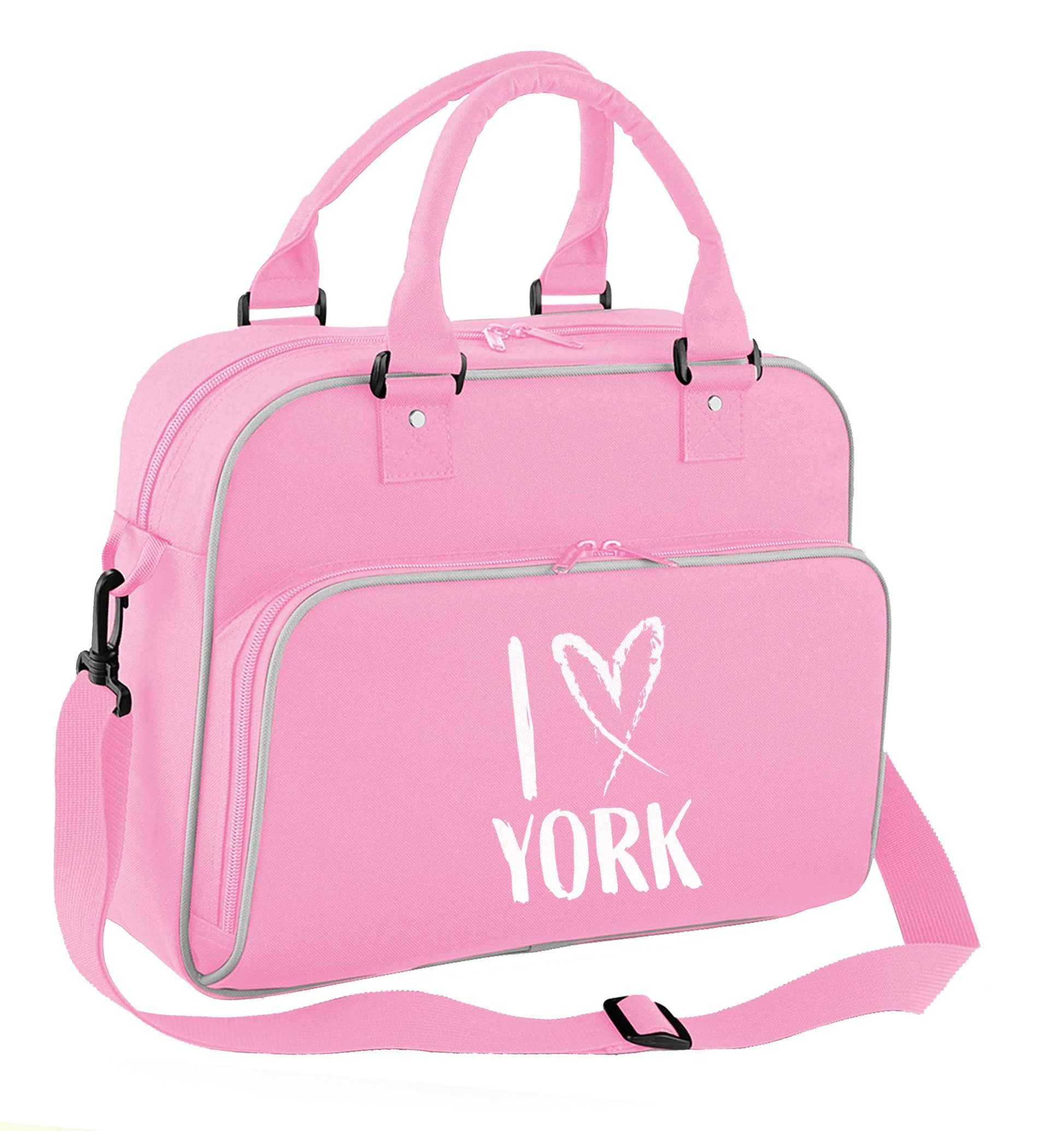 I love York children's dance bag baby pink