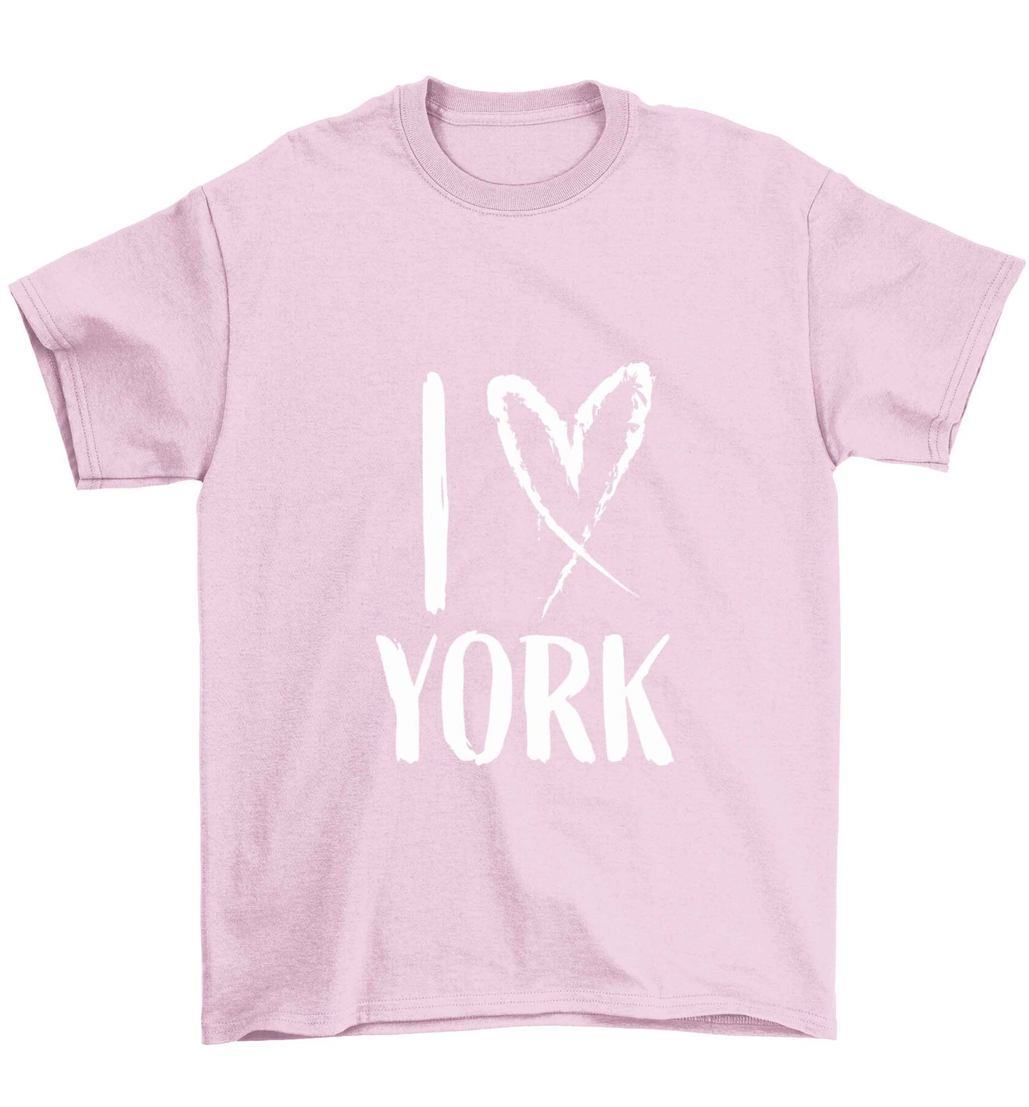 I love York Children's light pink Tshirt 12-13 Years