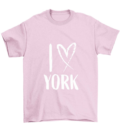 I love York Children's light pink Tshirt 12-13 Years