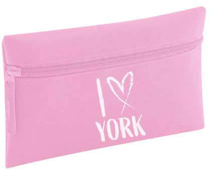 I love York pencil case
