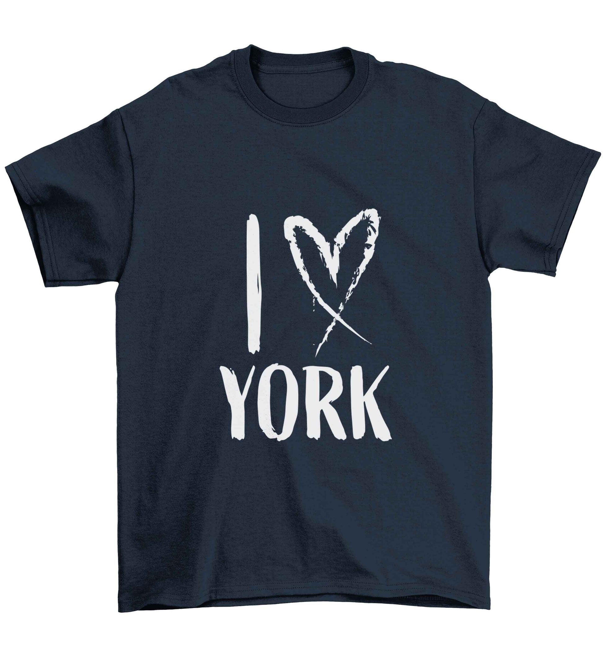 I love York Children's navy Tshirt 12-13 Years