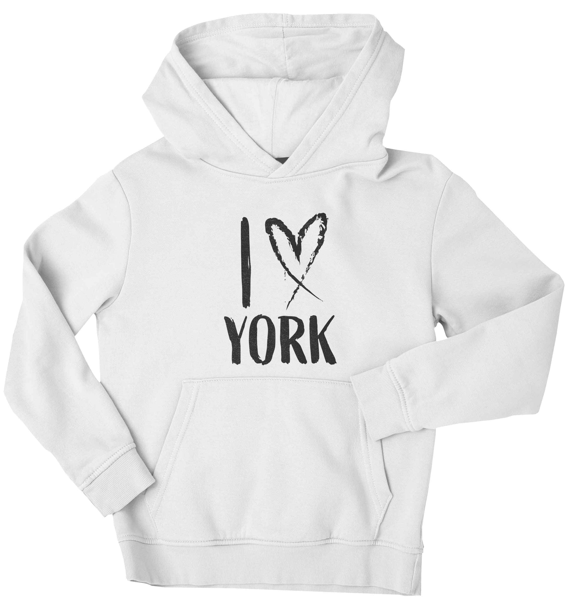 I love York children's white hoodie 12-13 Years