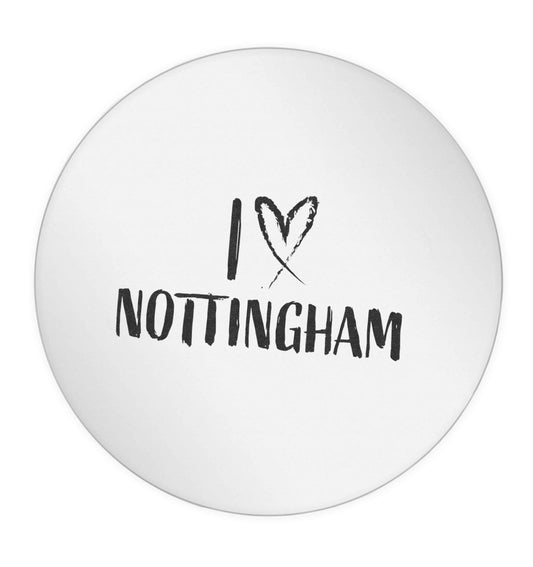 I love Nottingham 24 @ 45mm matt circle stickers