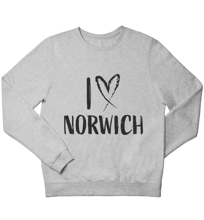 I love Norwich children's grey sweater 12-13 Years