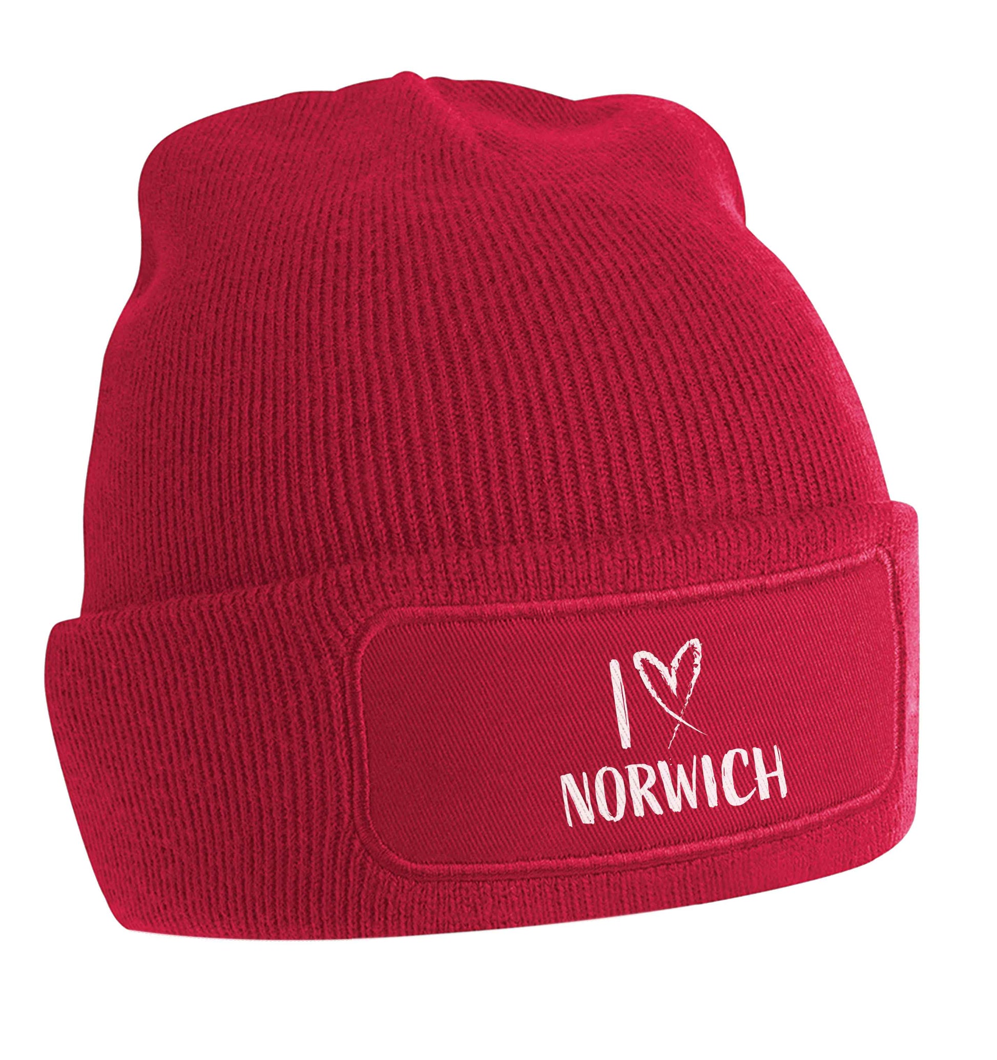 I love Norwich beanie hat