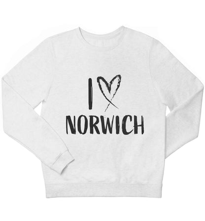 I love Norwich children's white sweater 12-13 Years