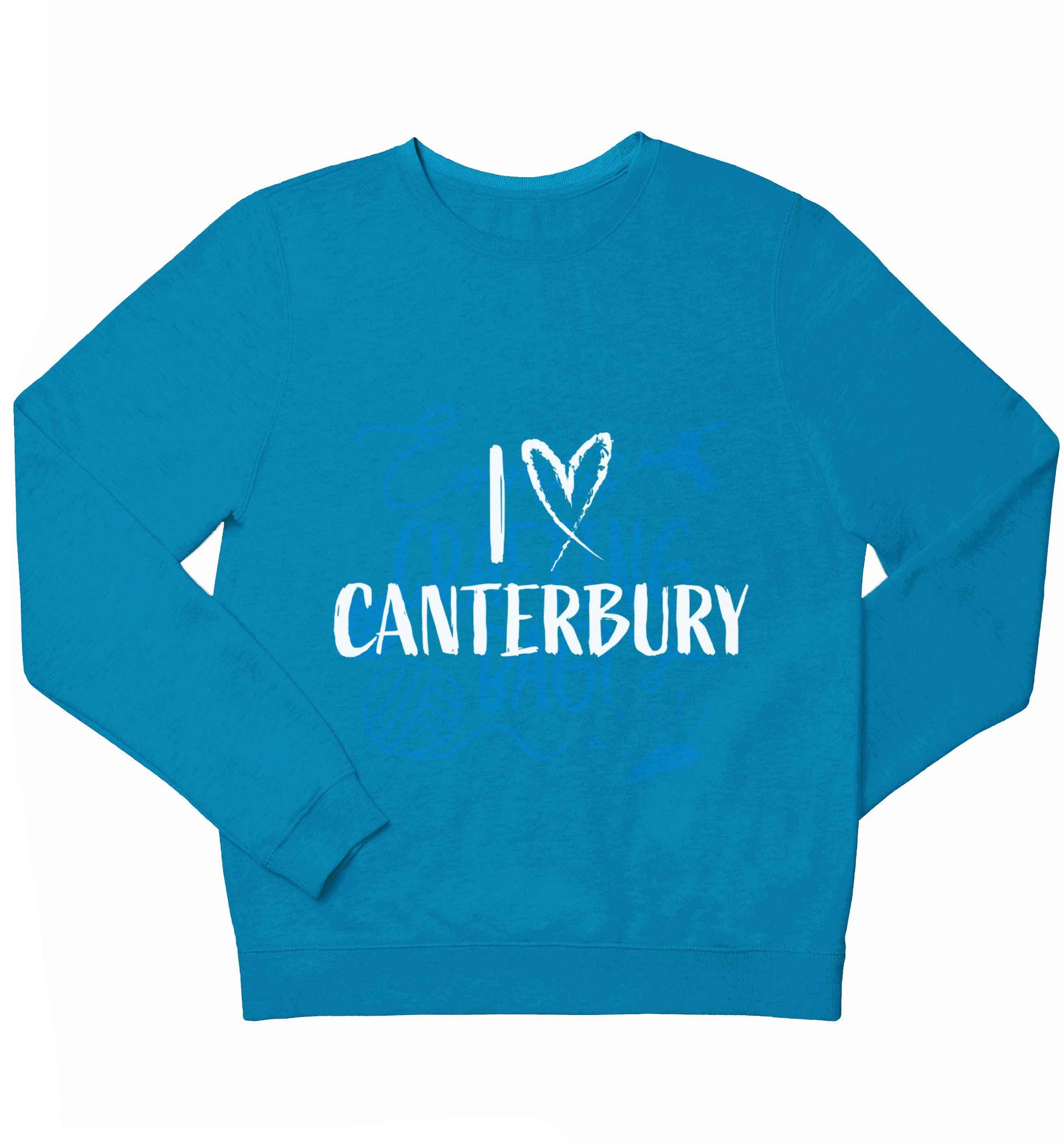 I love Canterbury children's blue sweater 12-13 Years