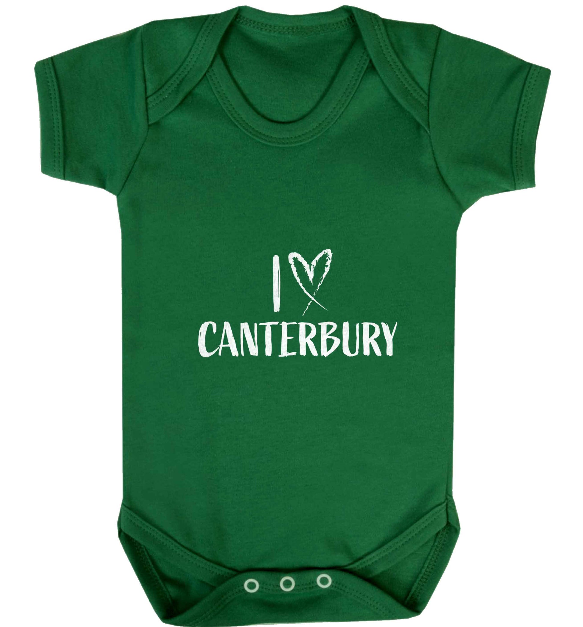 I love Canterbury baby vest green 18-24 months