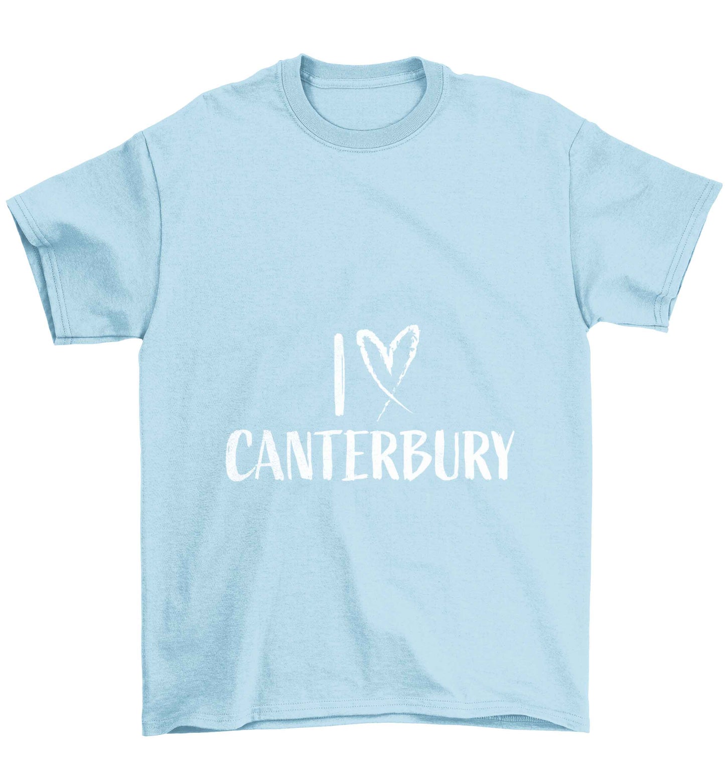 I love Canterbury Children's light blue Tshirt 12-13 Years