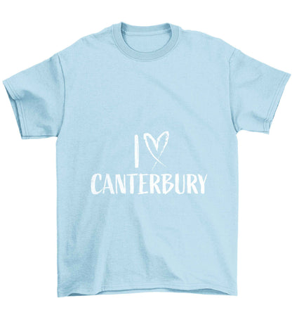 I love Canterbury Children's light blue Tshirt 12-13 Years