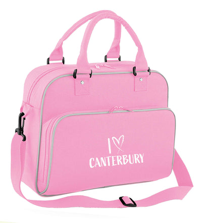 I love Canterbury children's dance bag baby pink