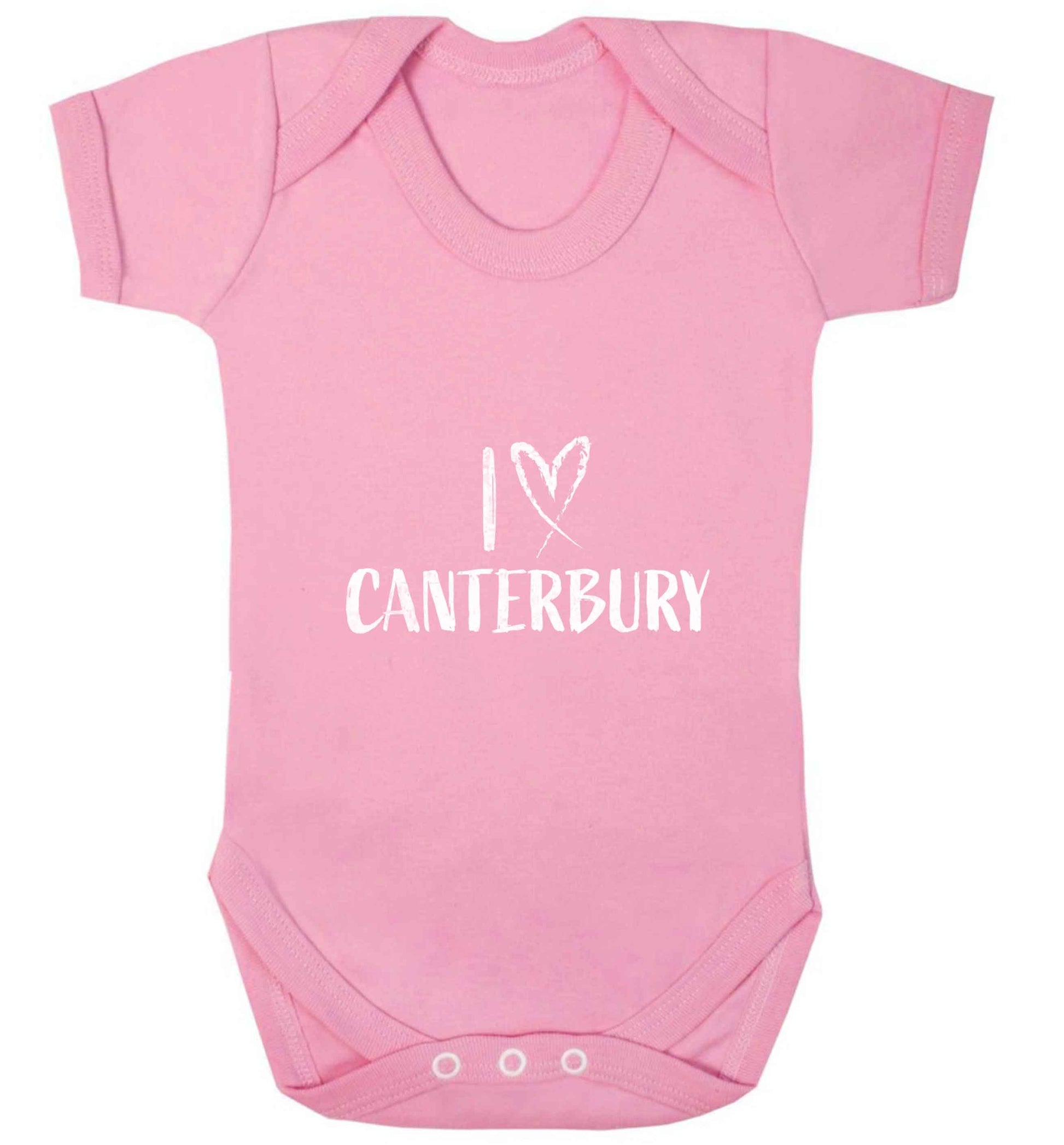 I love Canterbury baby vest pale pink 18-24 months
