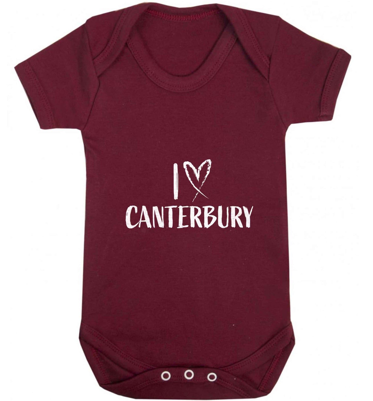 I love Canterbury baby vest maroon 18-24 months