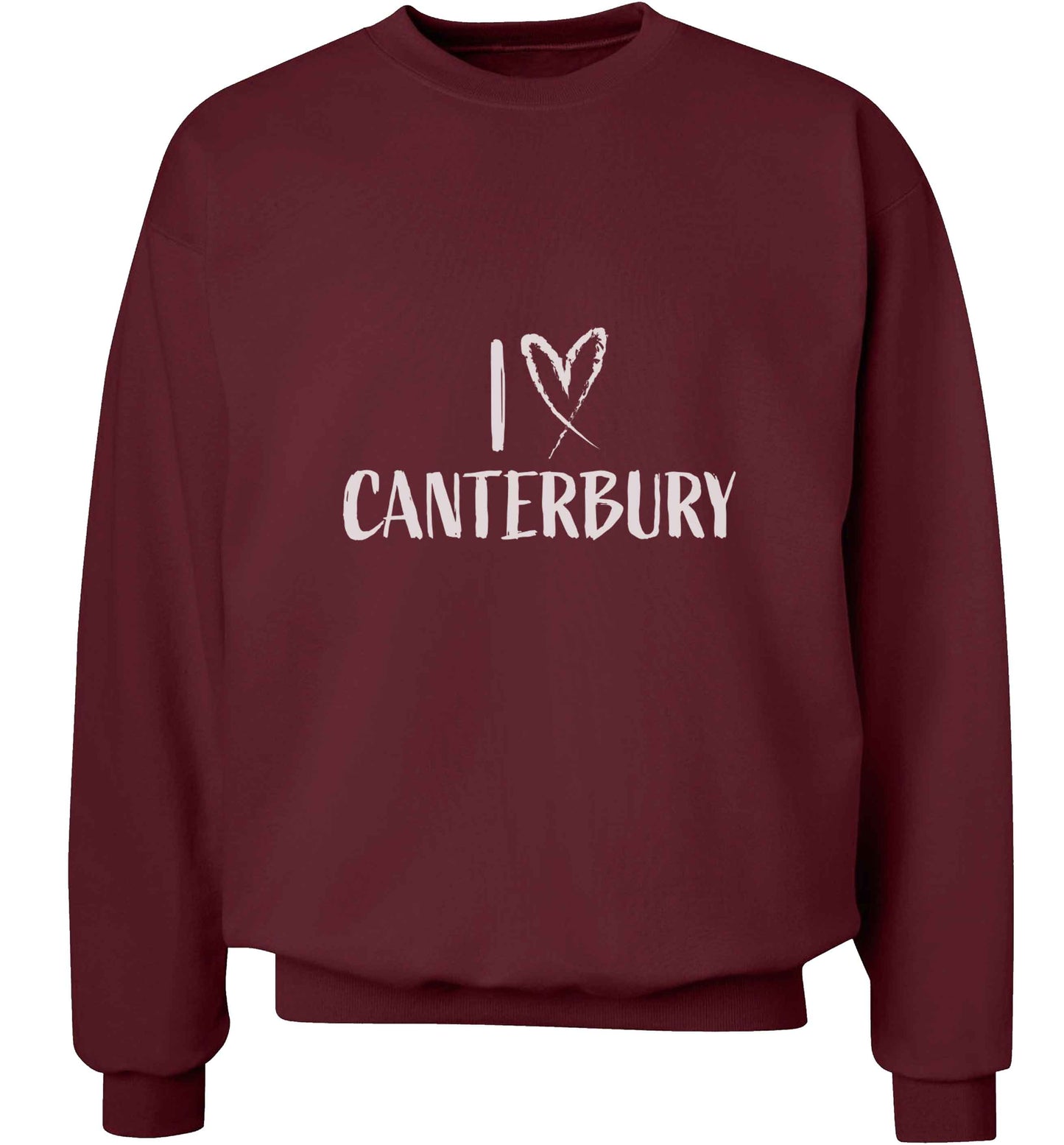 I love Canterbury adult's unisex maroon sweater 2XL