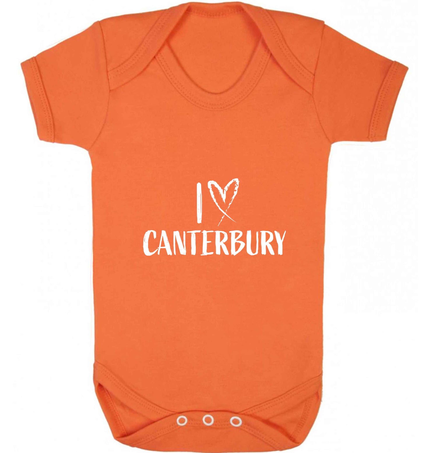 I love Canterbury baby vest orange 18-24 months