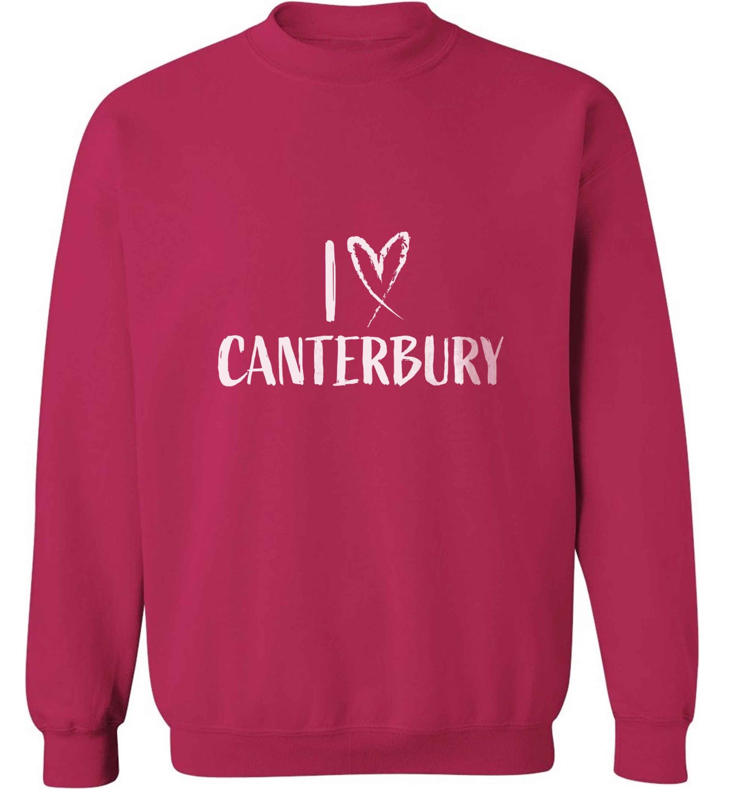 I love Canterbury adult's unisex pink sweater 2XL