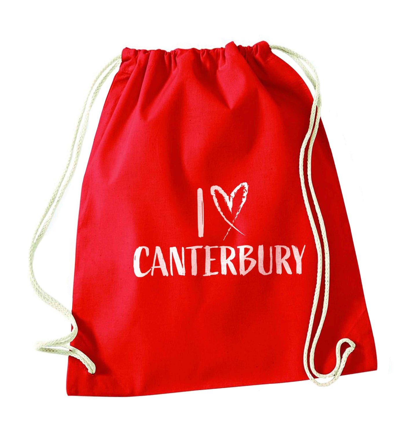 I love Canterbury red drawstring bag 