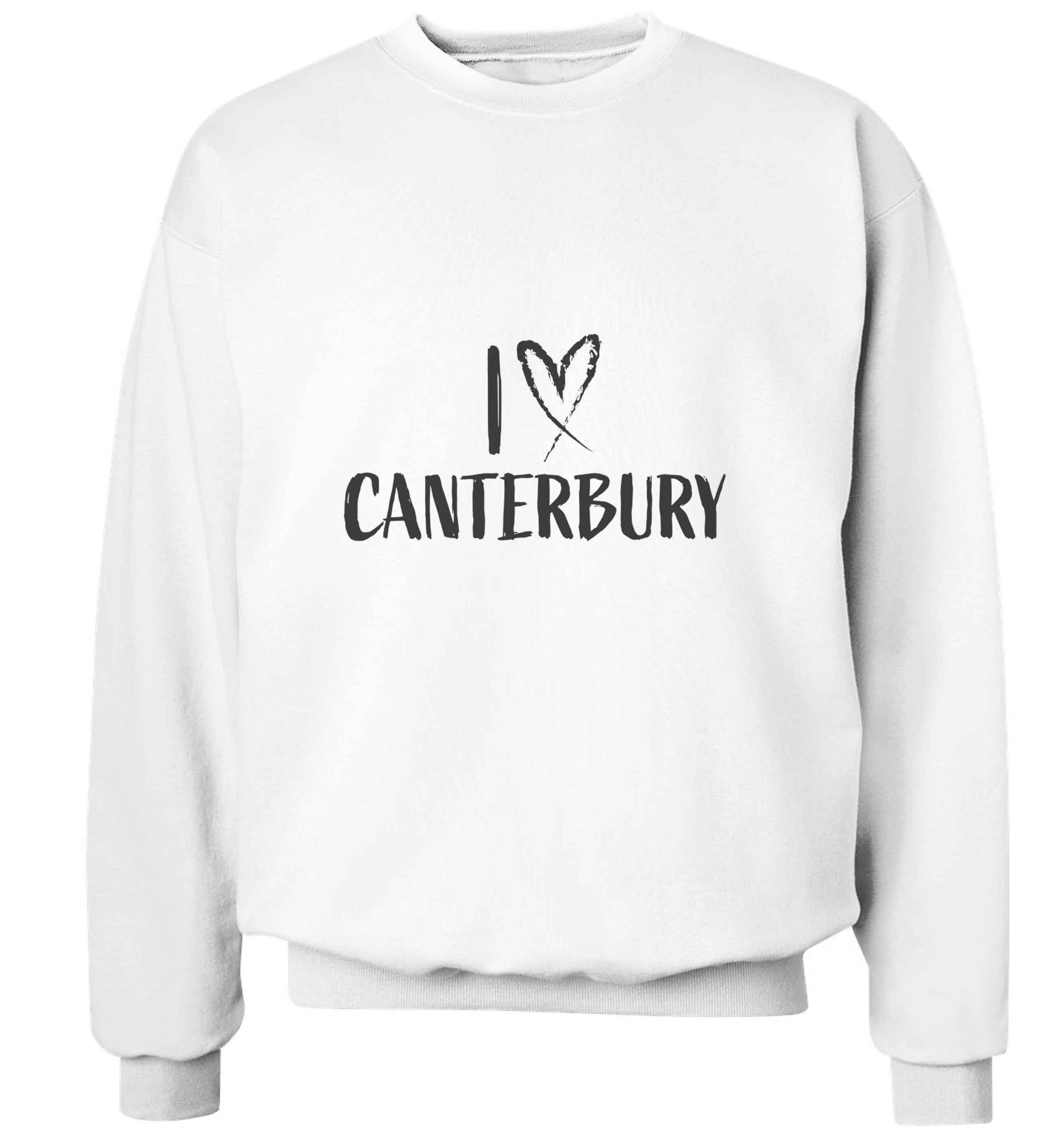 I love Canterbury adult's unisex white sweater 2XL
