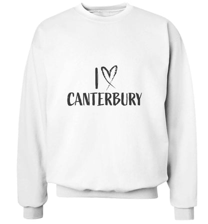 I love Canterbury adult's unisex white sweater 2XL