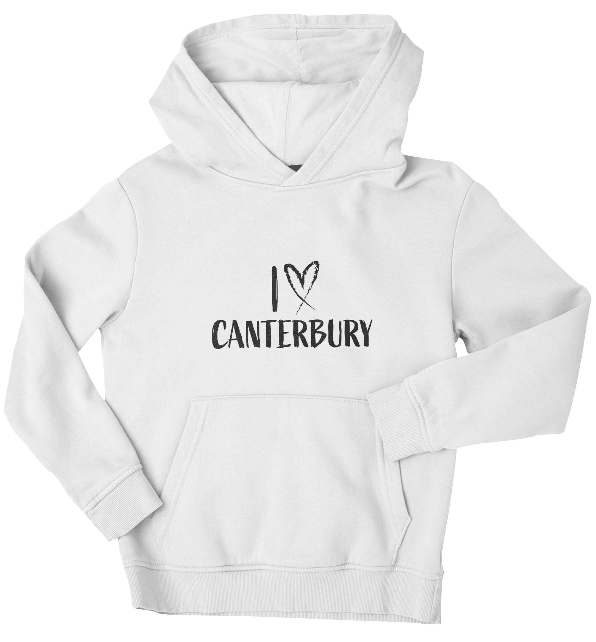 I love Canterbury children's white hoodie 12-13 Years