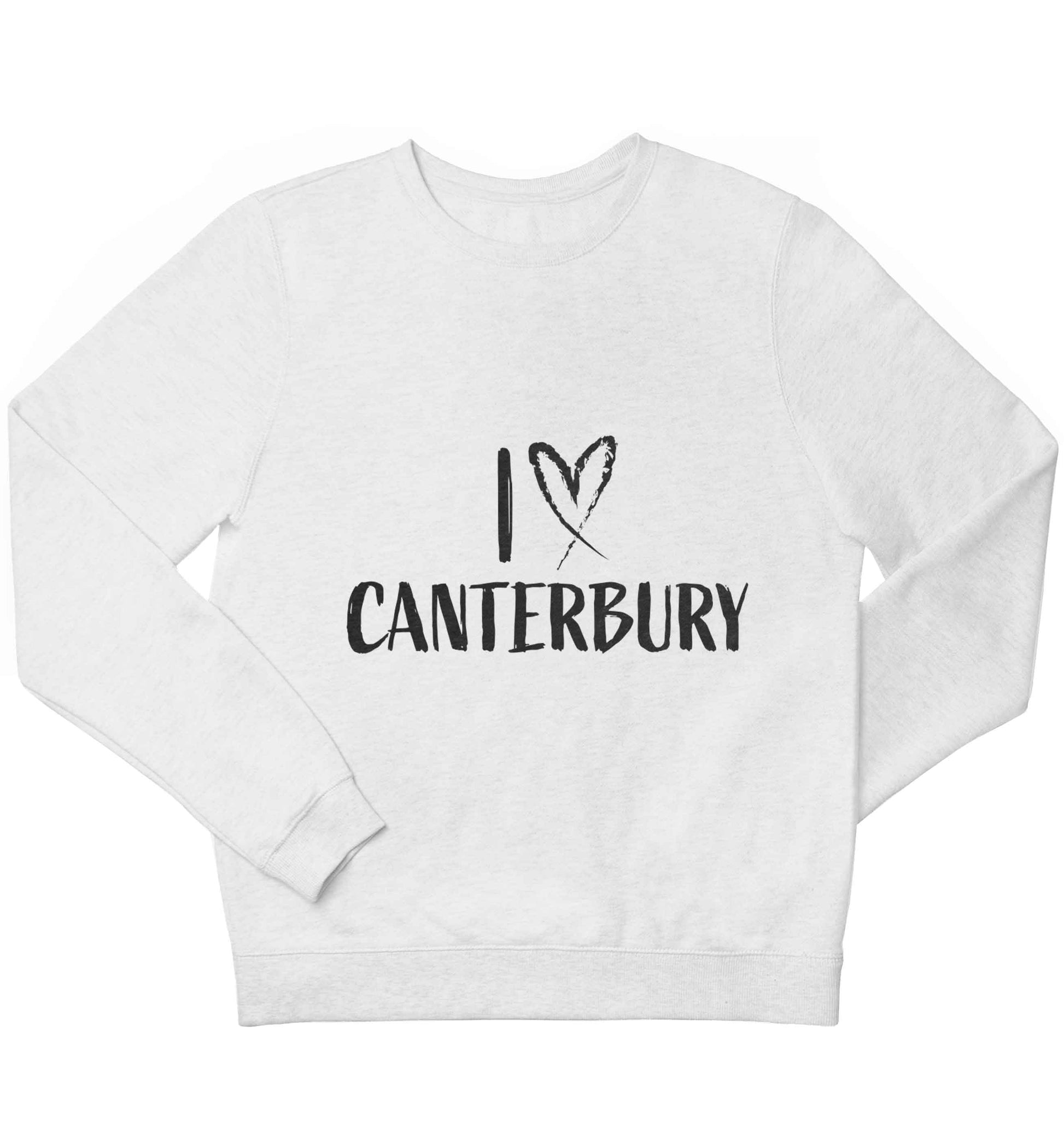 I love Canterbury children's white sweater 12-13 Years