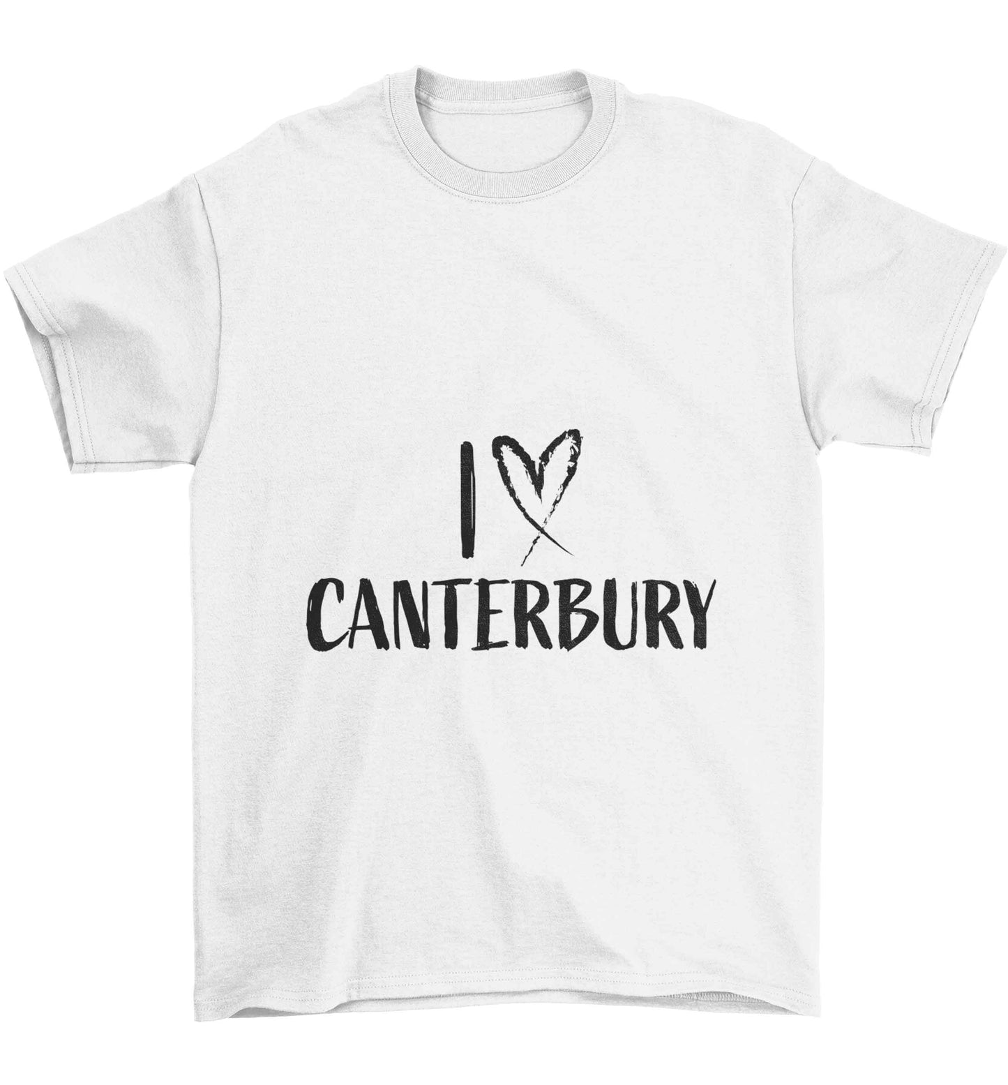 I love Canterbury Children's white Tshirt 12-13 Years