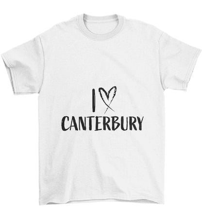 I love Canterbury Children's white Tshirt 12-13 Years