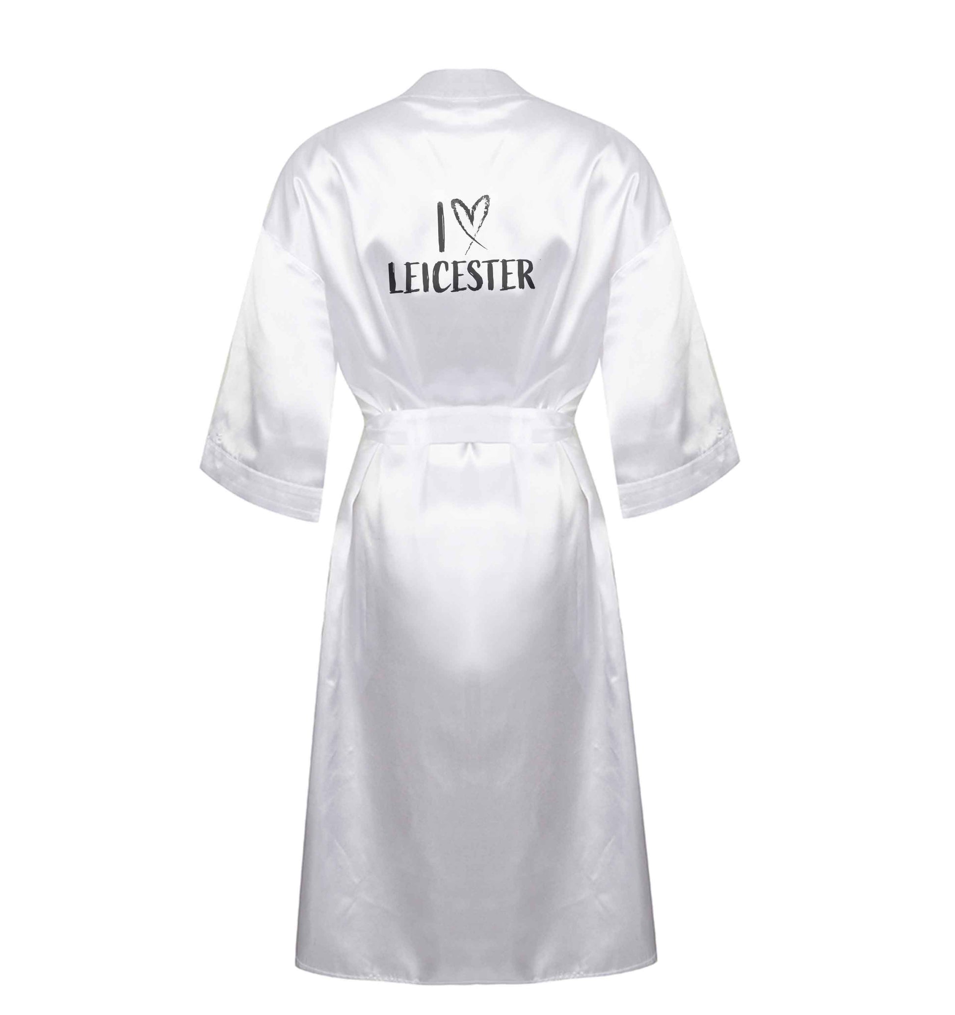 I love Leicester XL/XXL white ladies dressing gown size 16/18