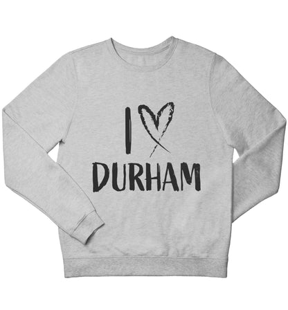 I love Durham children's grey sweater 12-13 Years