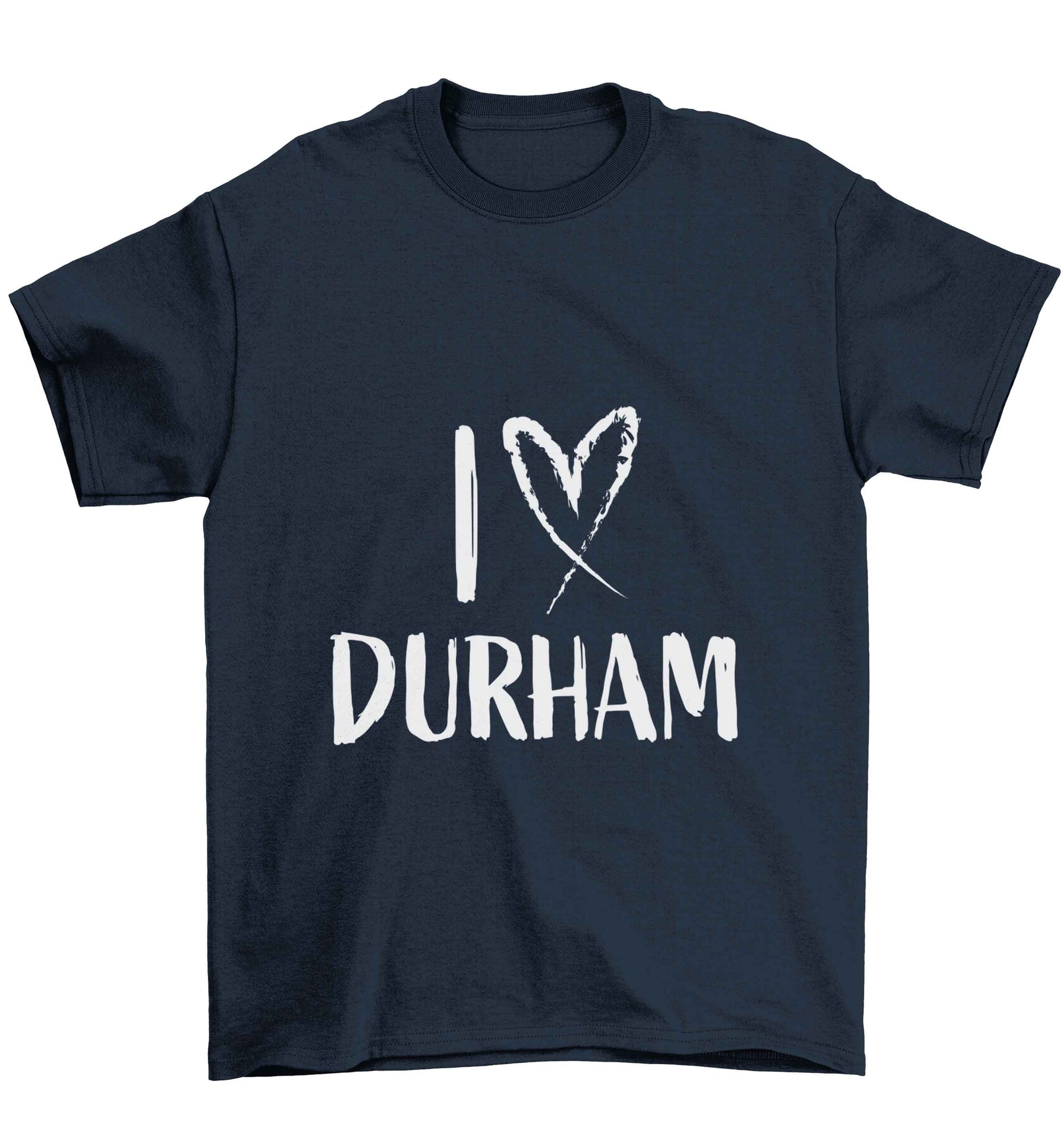 I love Durham Children's navy Tshirt 12-13 Years