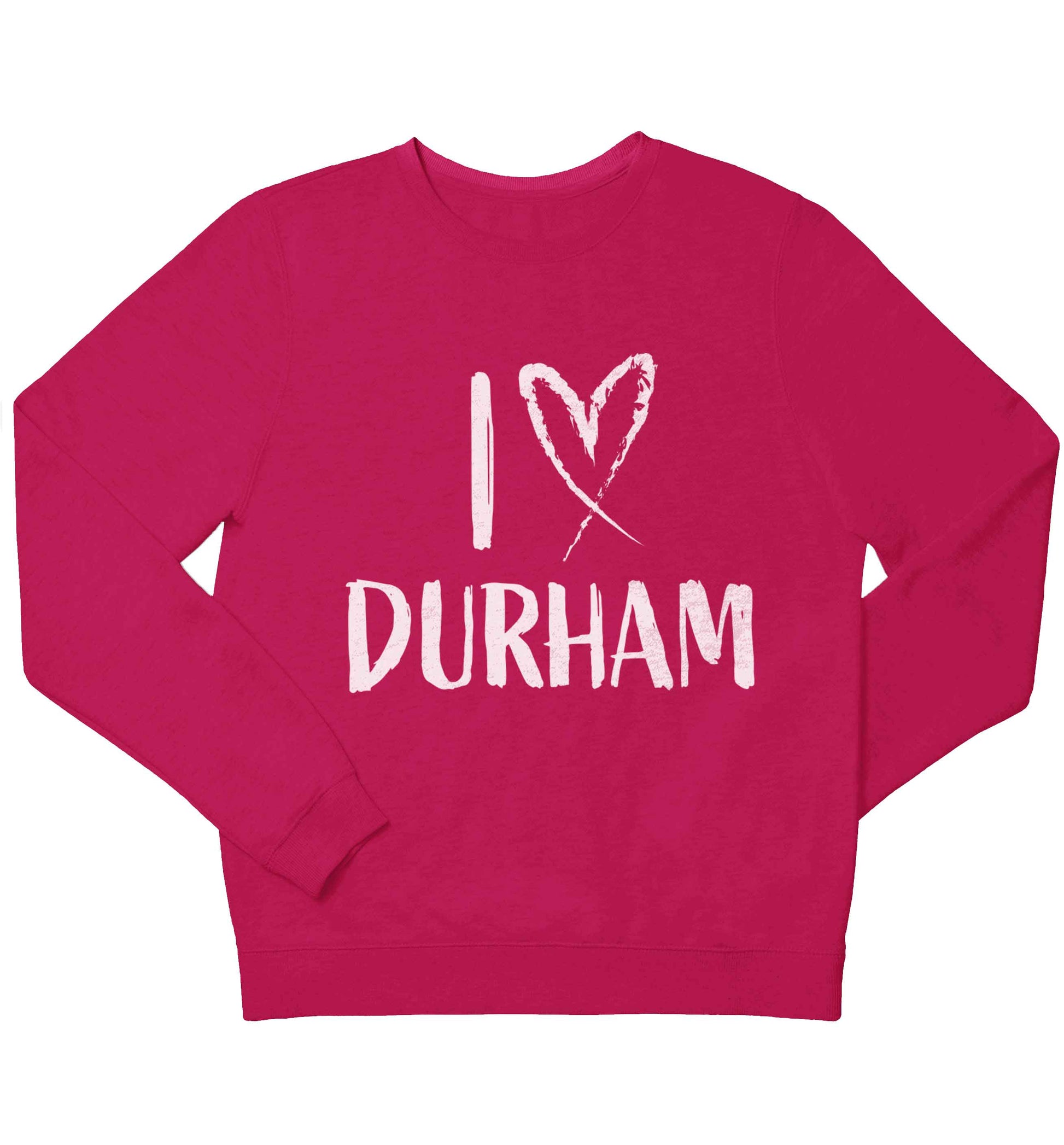 I love Durham children's pink sweater 12-13 Years